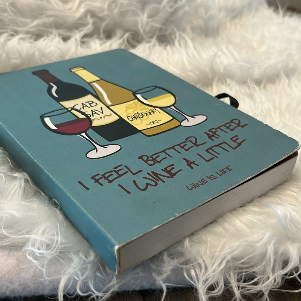 New Journal Wine A Little by Paperworks 252 Lined Pages Never Used Book - Picture 3 of 6
